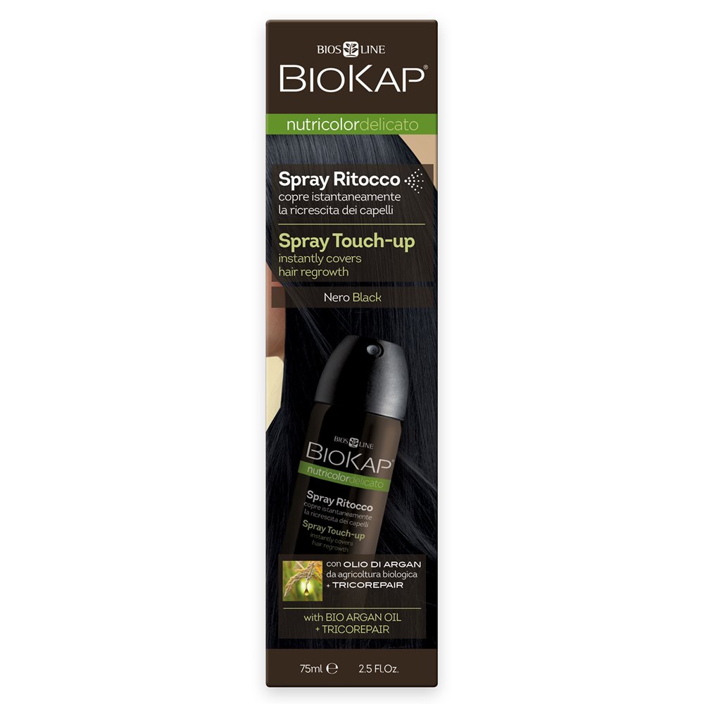 ביוקאפ דליקטו ספריי צבע צמחי מהיר שחור